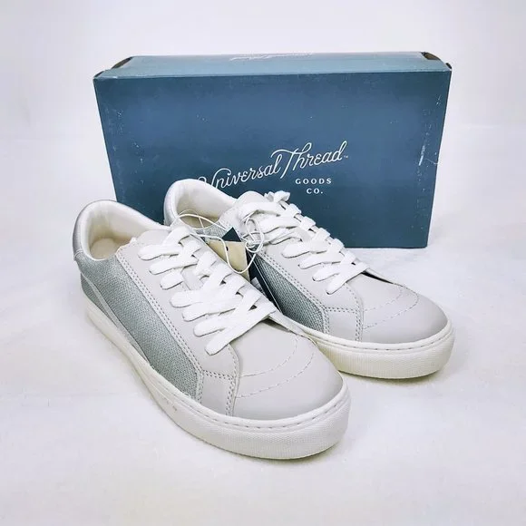 Universal Thread Shoes Memory Foam Brittin Sneakers Silver